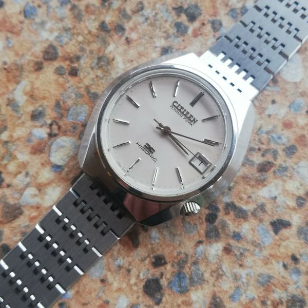 Vintage Citizen Hisonic Tuning Fork Watch 3711A 1973 WatchCharts