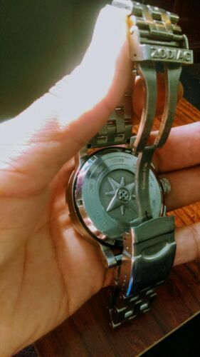 ZODIAC 1882 CHAMELEON 100 METERS CHRONOGRAPH WATCH SWISS MADE