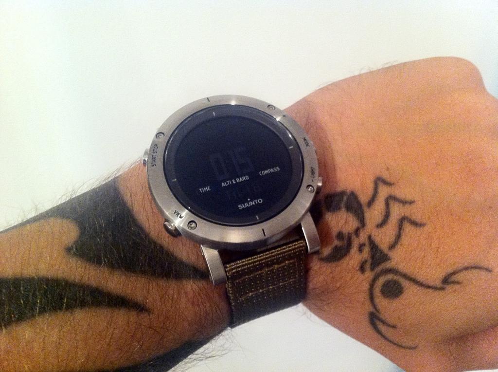 suunto core brushed steel