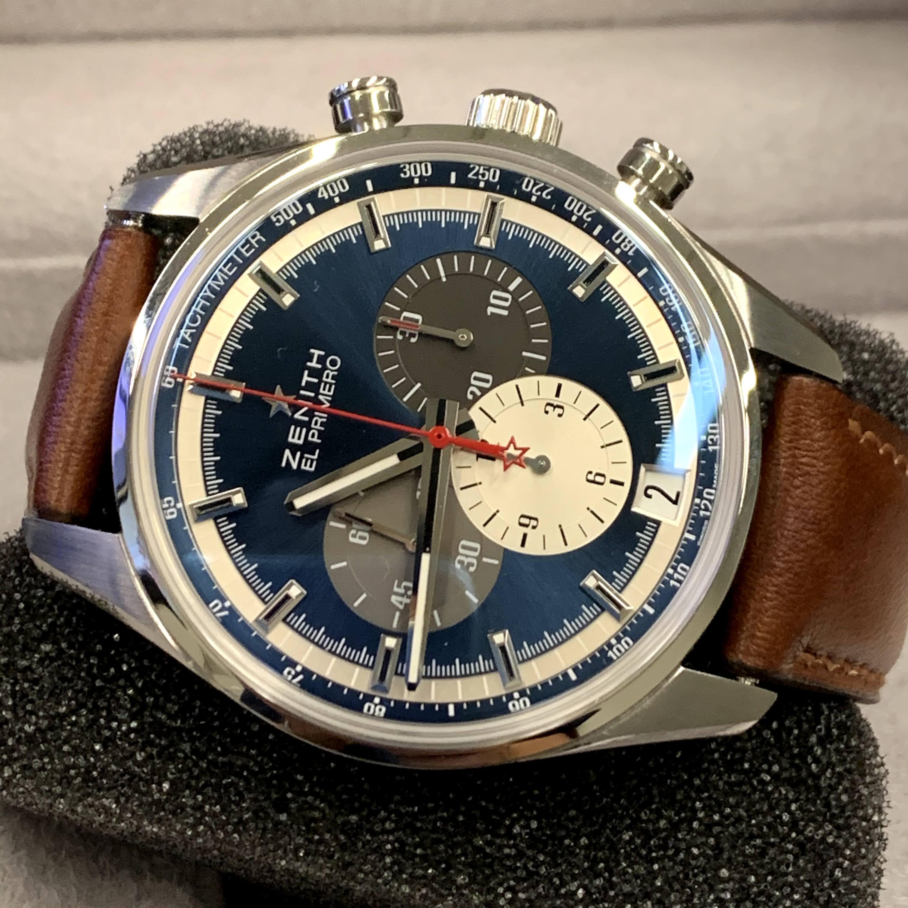 Zenith 03.2040.400 El Primero Chronomaster 42mm with Blue Dial