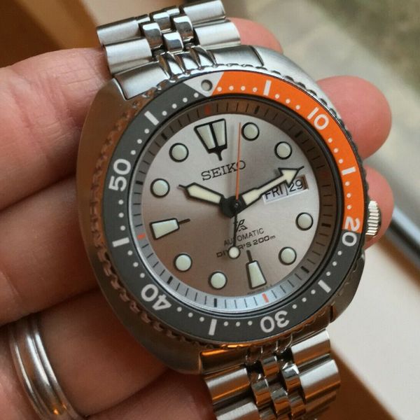 EXCELLENT SEIKO SRPD01K1 DAWN GREY TURTLE LIMITED EDITION AUTOMATIC DIVE  WATCH | WatchCharts
