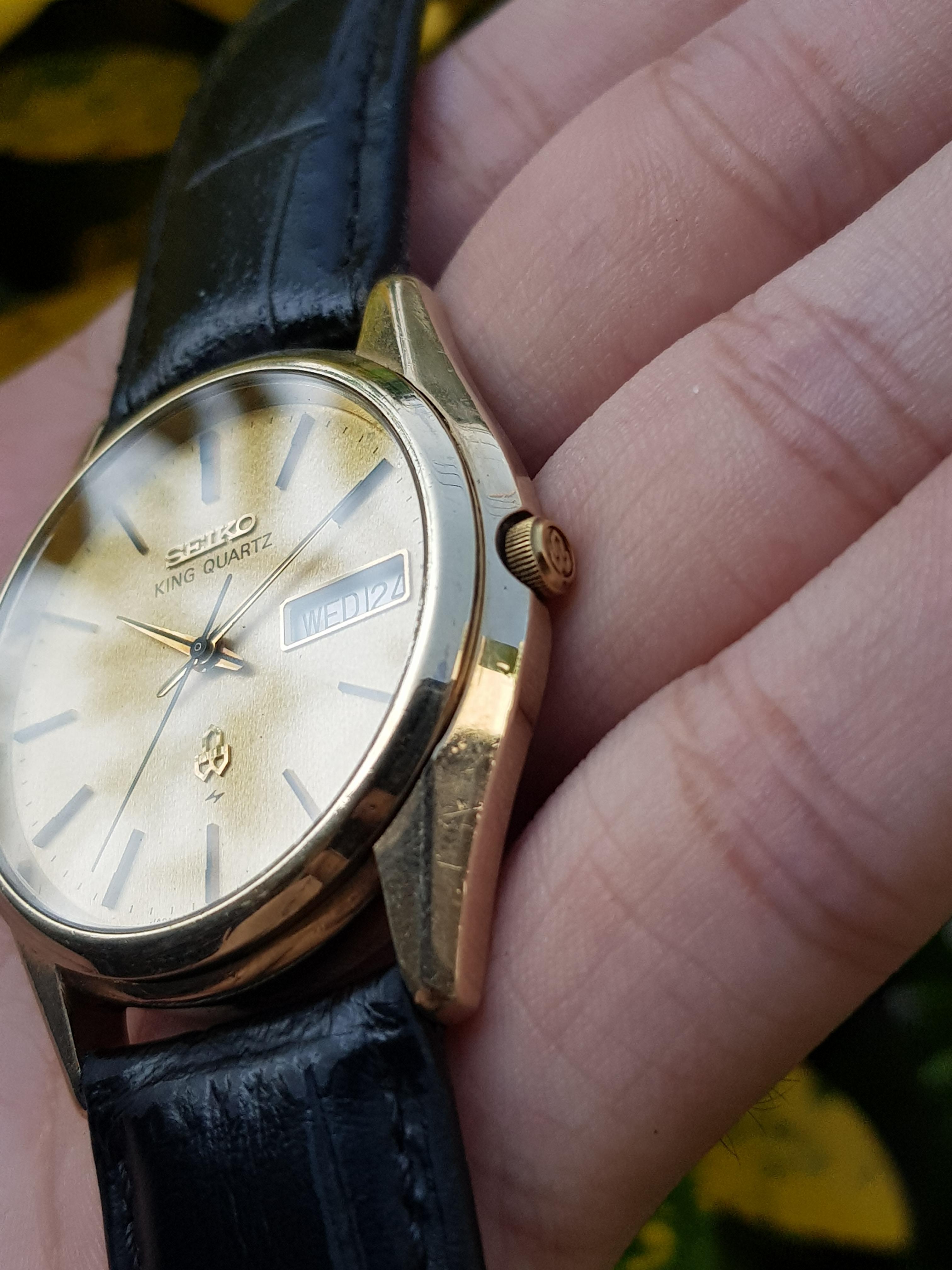 WTS] Seiko King Quartz 5856-8050 Cap Gold | WatchCharts Marketplace