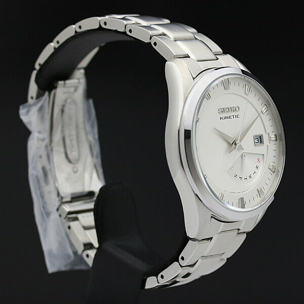 SEIKO KINETIC 5M84-0AB0(SRN045P1) men's watch skelton back GC