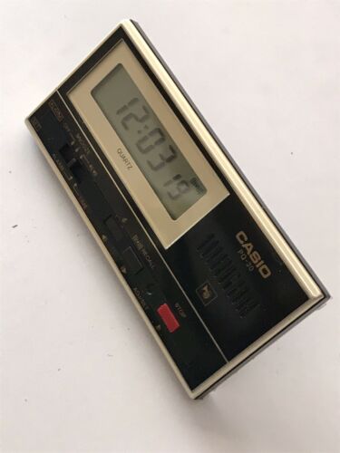 VINTAGE 1970S 1980S CASIO PQ-30 LCD MELODY ALARM CLOCK JAPAN COMO