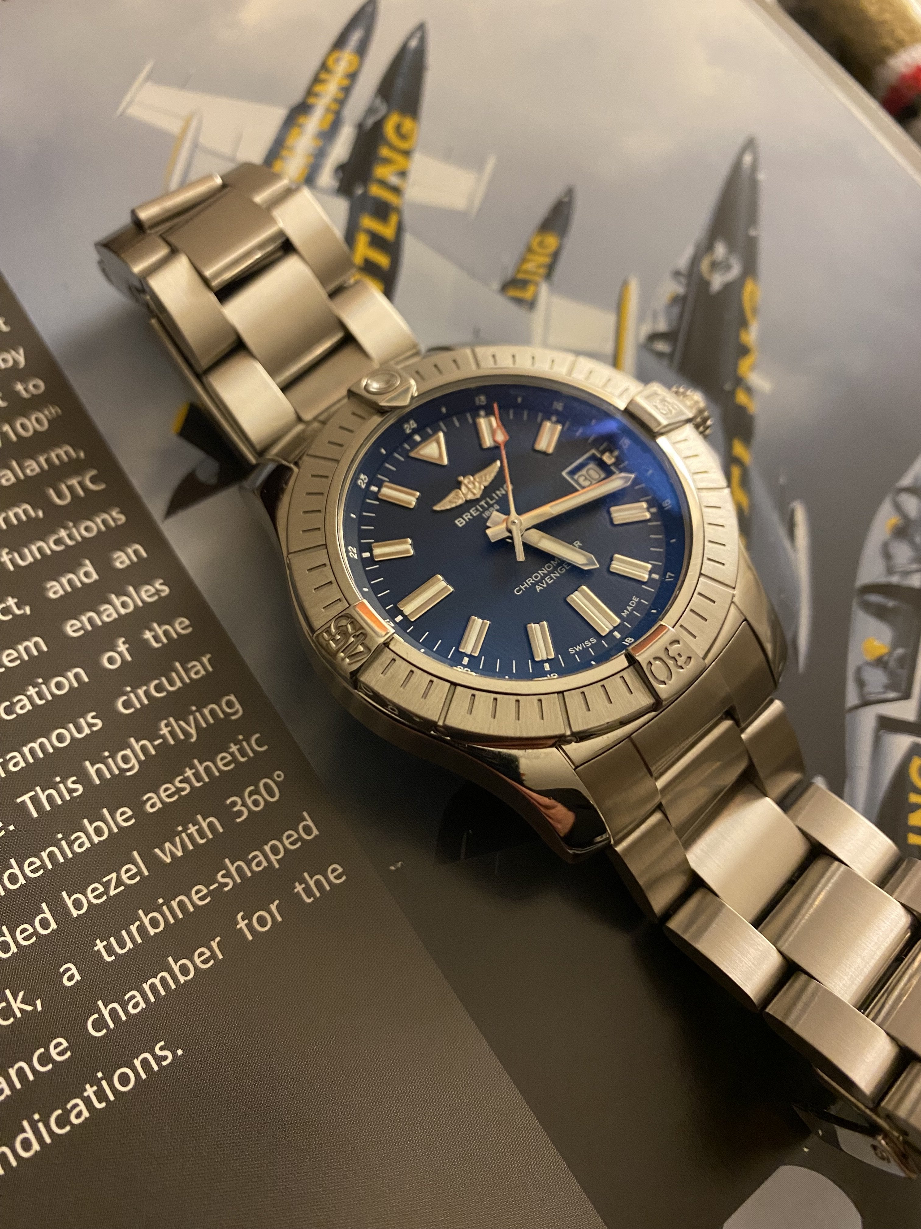 Breitling discount avenger 43