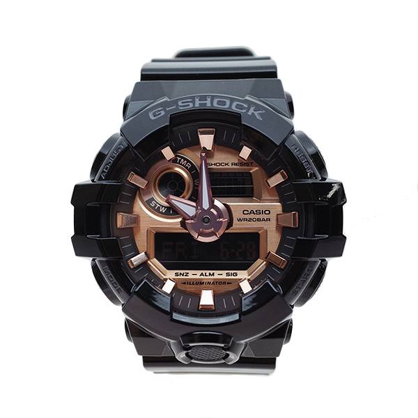 Watch CASIO men s G SHOCK Casio GA 700MMC 1A G Shock G SHOCK quartz pink gold black WatchCharts Marketplace