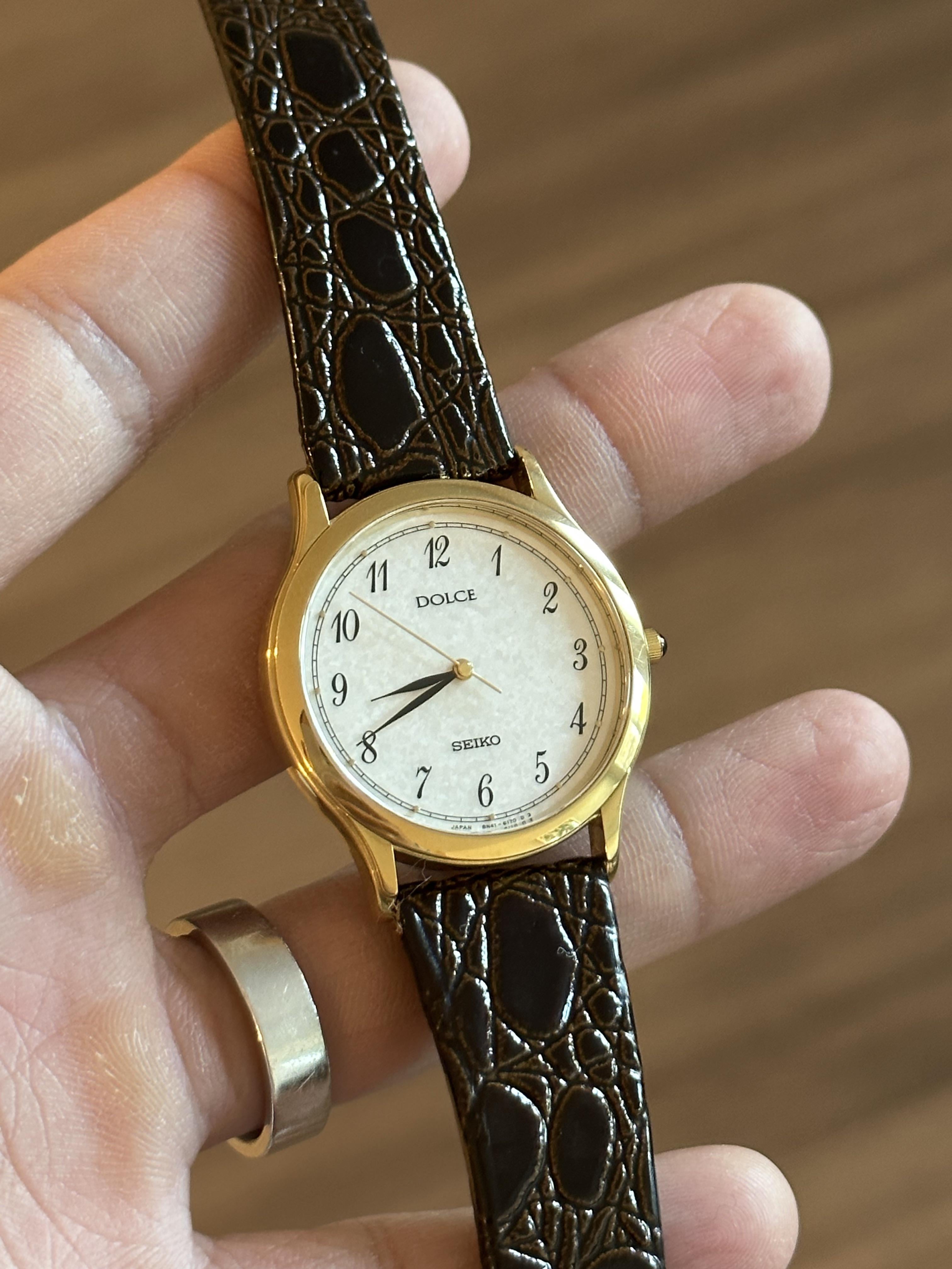 WTS Vintage Seiko Dolce Breguet numerals fresh battery