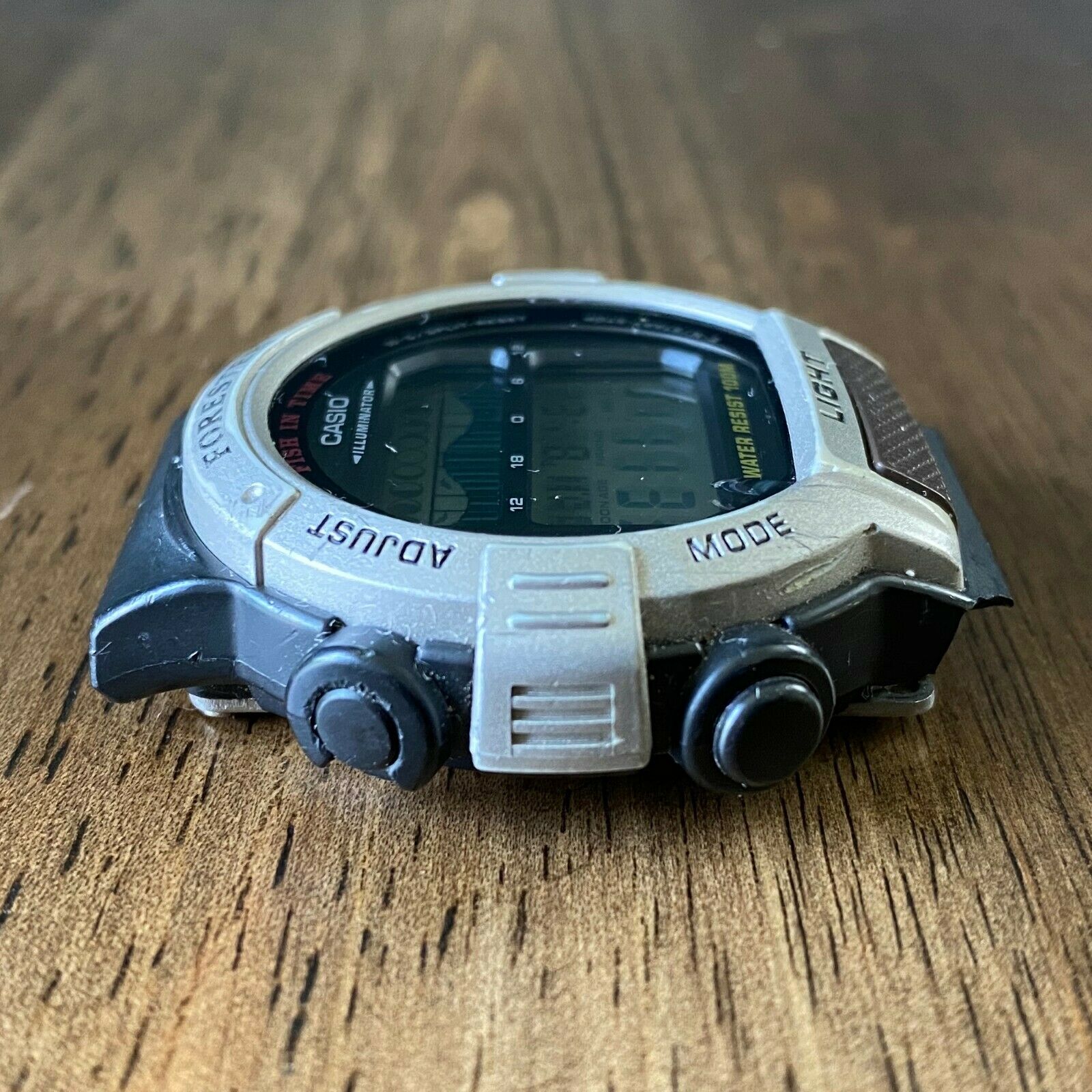 RARE Vintage 1998 Casio FT-200 Fish In Time Digital Watch Forester 