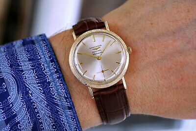 VINTAGE LONGINES ADMIRAL 1200 14K GOLD AUTOMATIC ORIGINAL DIAL