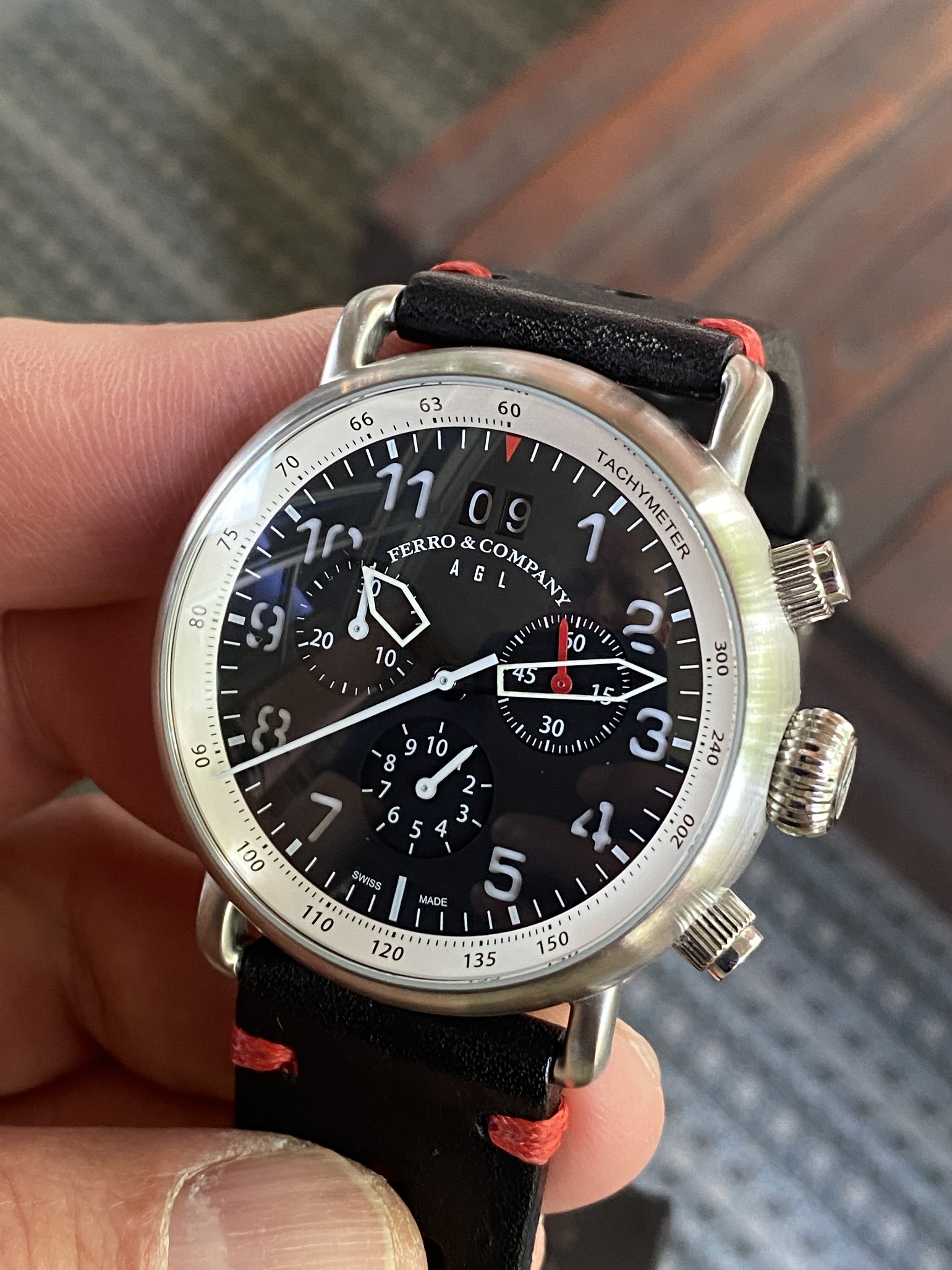 225 USD Ferro AGL Big Date Pilot Chronograph WatchCharts