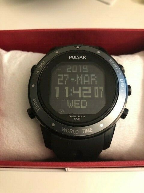 Seiko Pulsar Digital Watch (Model #W861-X008) | WatchCharts