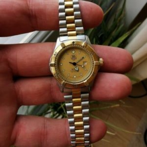 Tag heuer 2000 18k Gold Plated two tone 964. 015