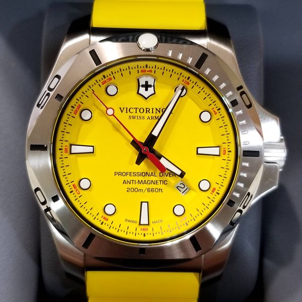 FS VICTORINOX INOX YELLOW DIAL NEW IN THE BOX WatchCharts