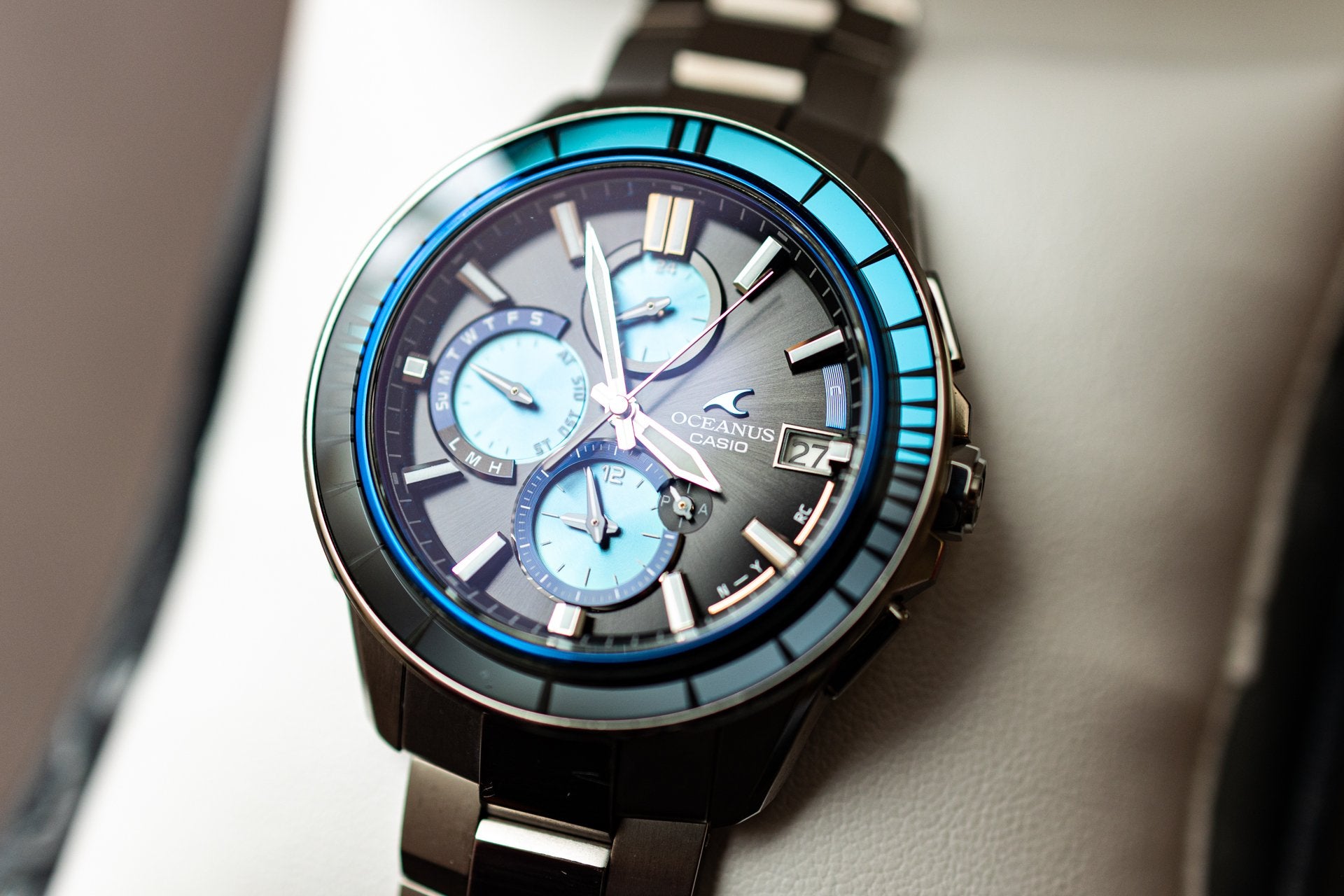 Casio Oceanus OCW-S4000D Titanium Sapphire Bezel Multiband 
