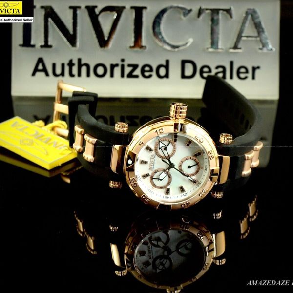 NEW Invicta 38mm Women's Sub Aqua Noma I WHITE MOP DIAL Stainless Steel ...