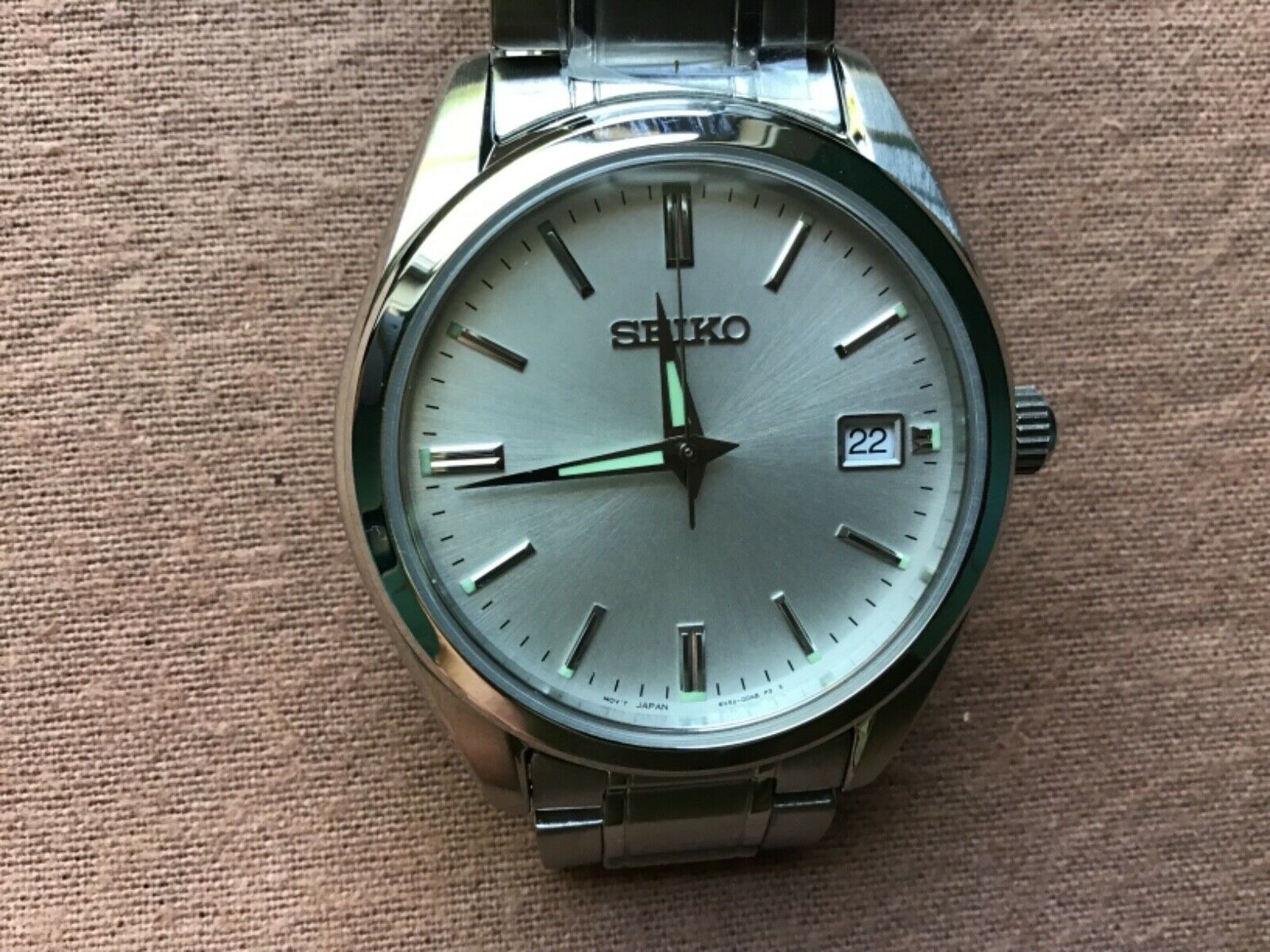 SEIKO SUR307P1 MENS WATCH WITH SAPPHIRE CRYSTAL. AS NEW