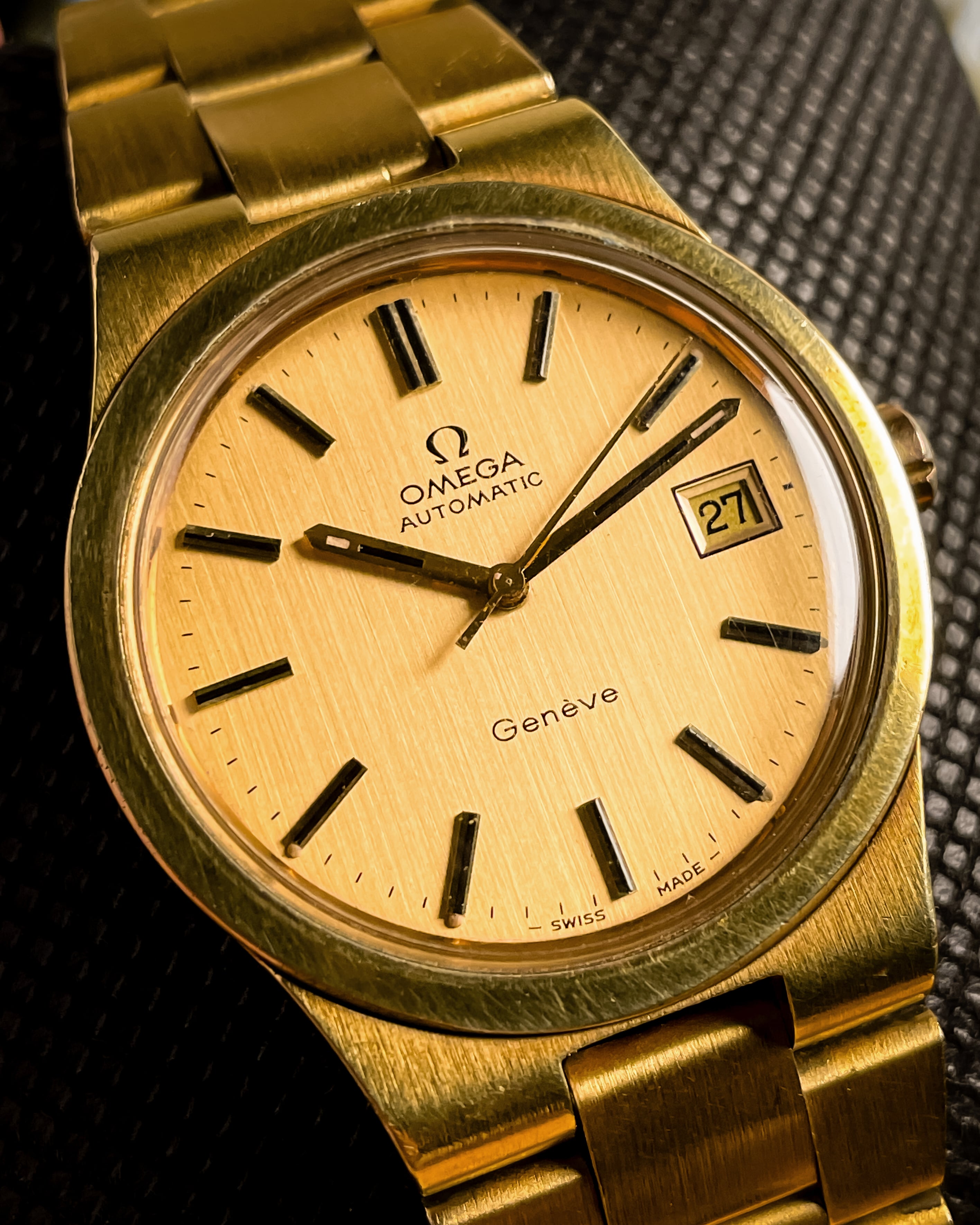 Omega geneve gold online watch 1973