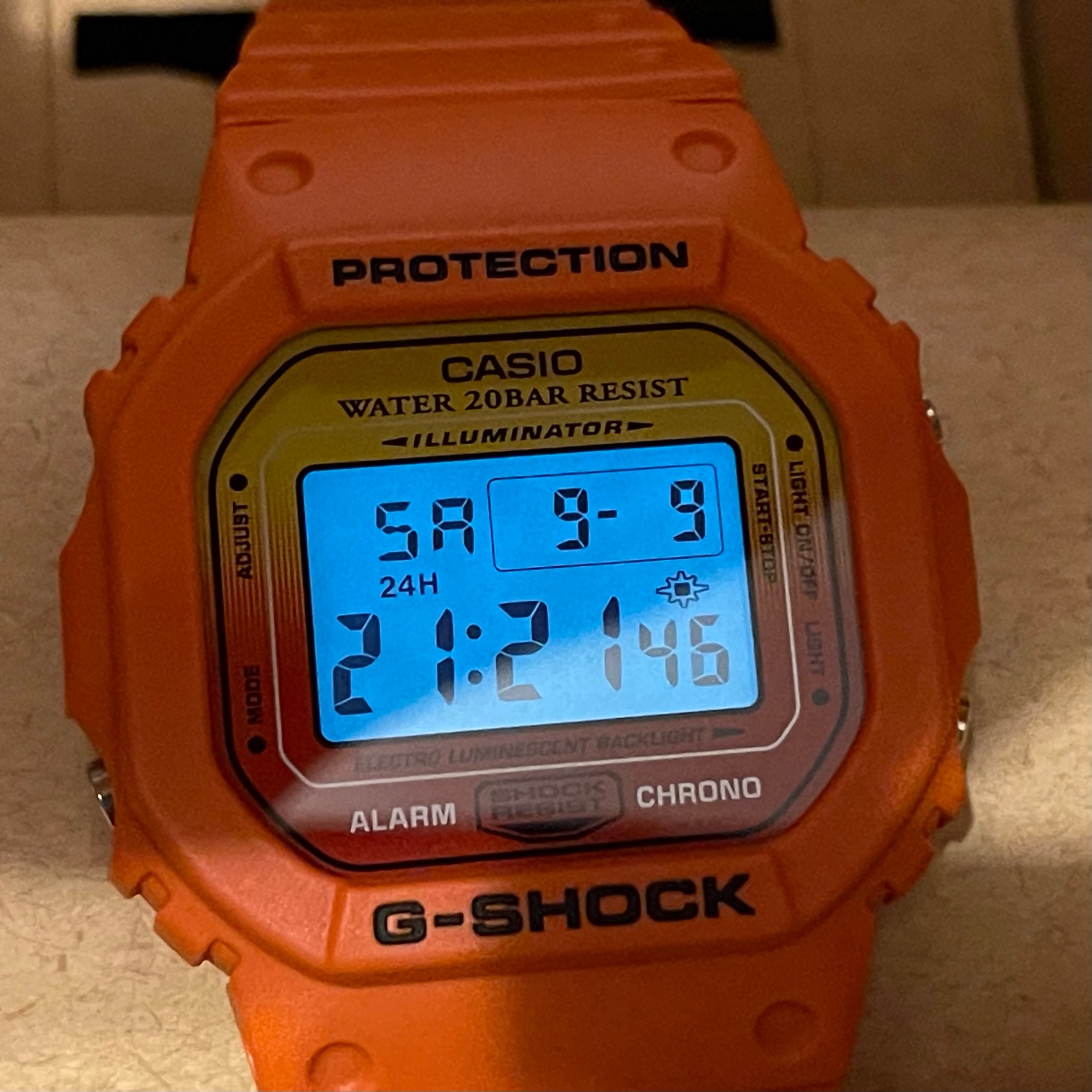 WTS] Casio G-Shock DW-5600LC-4JF Summer Gradation Series Orange