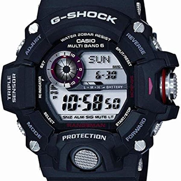 Casio watch G-SHOCK RANGEMAN radio solar GW-9400J-1JF black ...