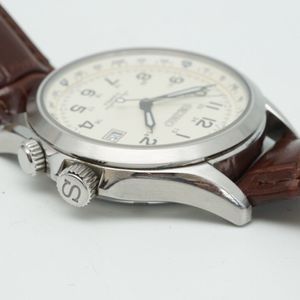 Seiko SARG005 Cream Big Alpinist Men's Automatic Sports Watch 6R15