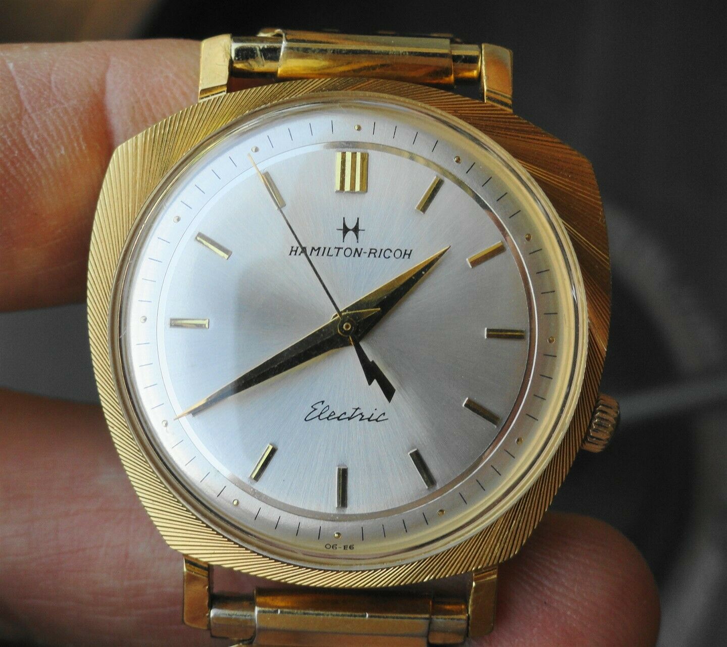 1960's Hamilton Ricoh Electric Asymmetric Watch - Runs & Looks