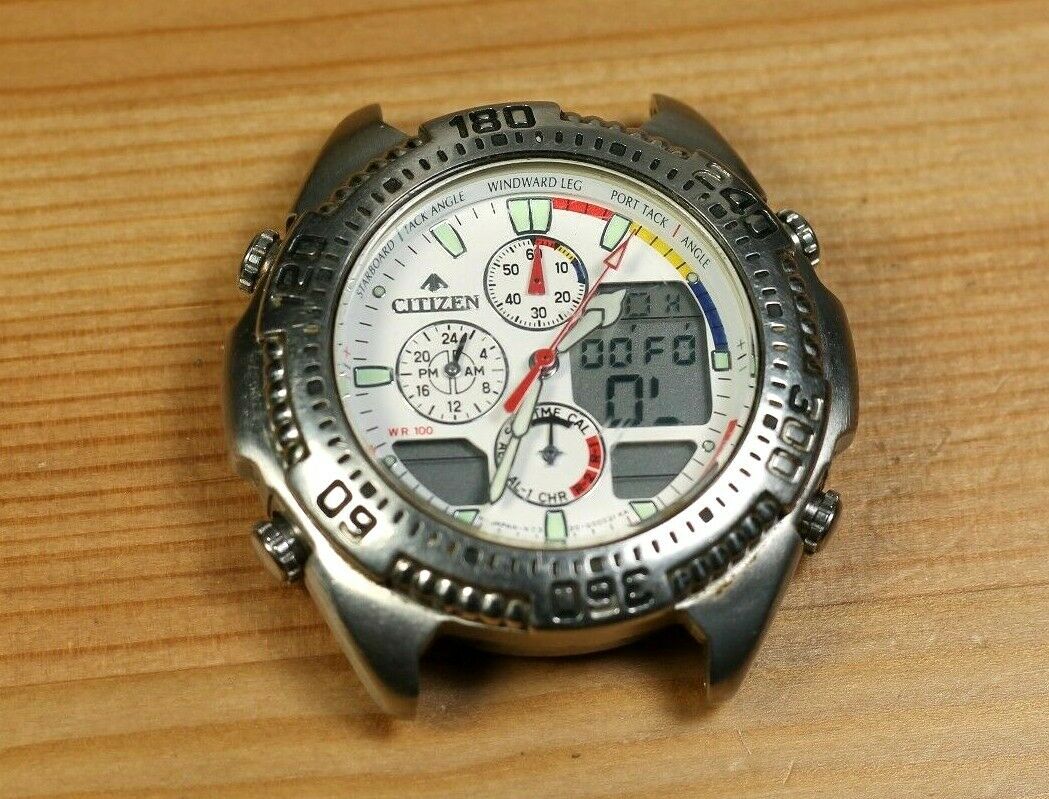 Citizen Promaster Navisurf C320 Q00761 Men s Chronograph Watch For Parts WatchCharts Marketplace