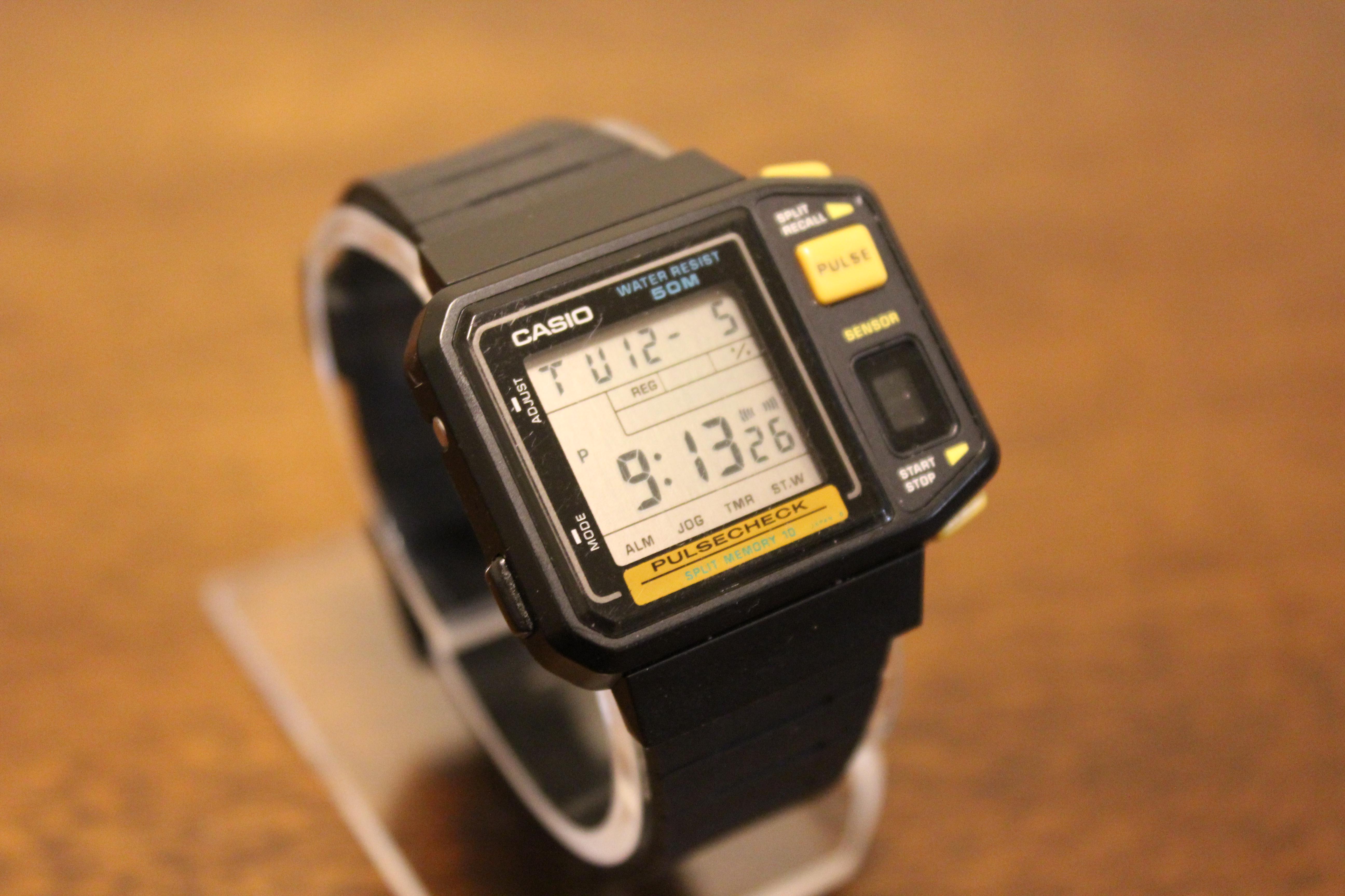 Casio pulse clearance watch