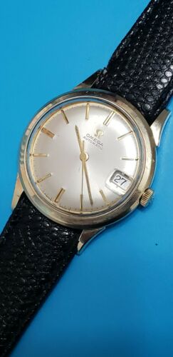 Vintage 1967 Omega Automatic Mens 10k GF Date Watch Cal 563