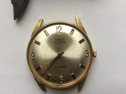 Vintage Oris Super Watch AS 1950 A Schild Running Spares Or