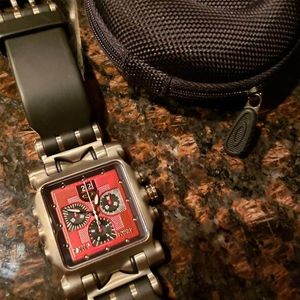 Oakley Minute Machine Titanium / Time Tank Unobtainium Strap Edition Watch |