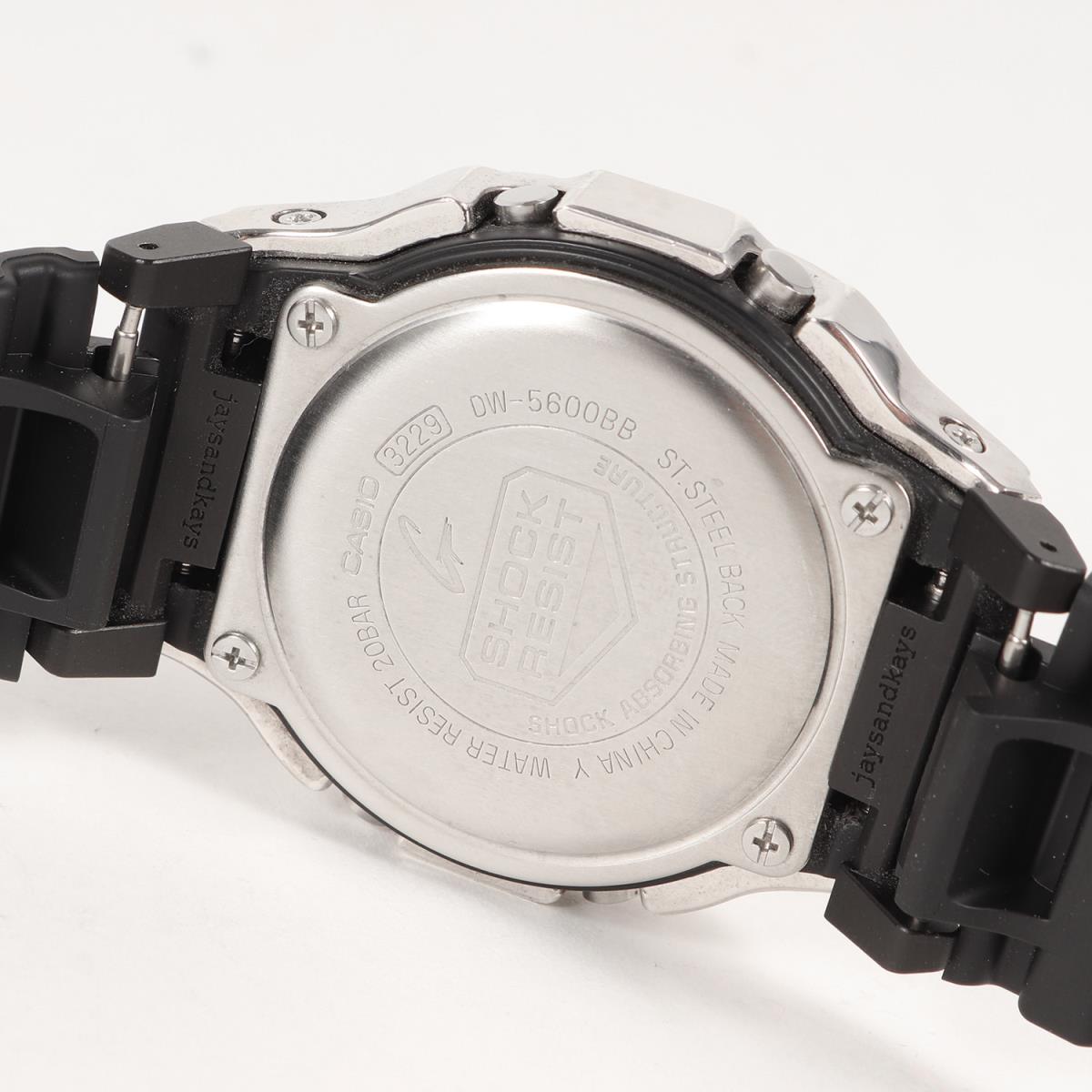 DAMUE DAMUE G-SHOCK Silver Custom Watch DW-5600BB-1JF Watch CASIO