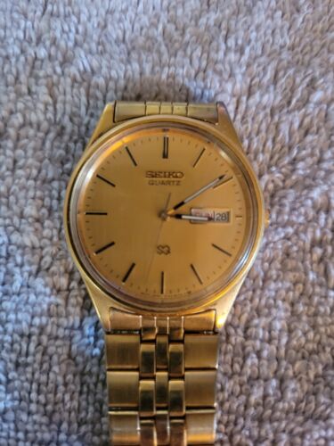 VINTAGE SEIKO 5Y23 8040 Men s Watch Day Date Fres Battery