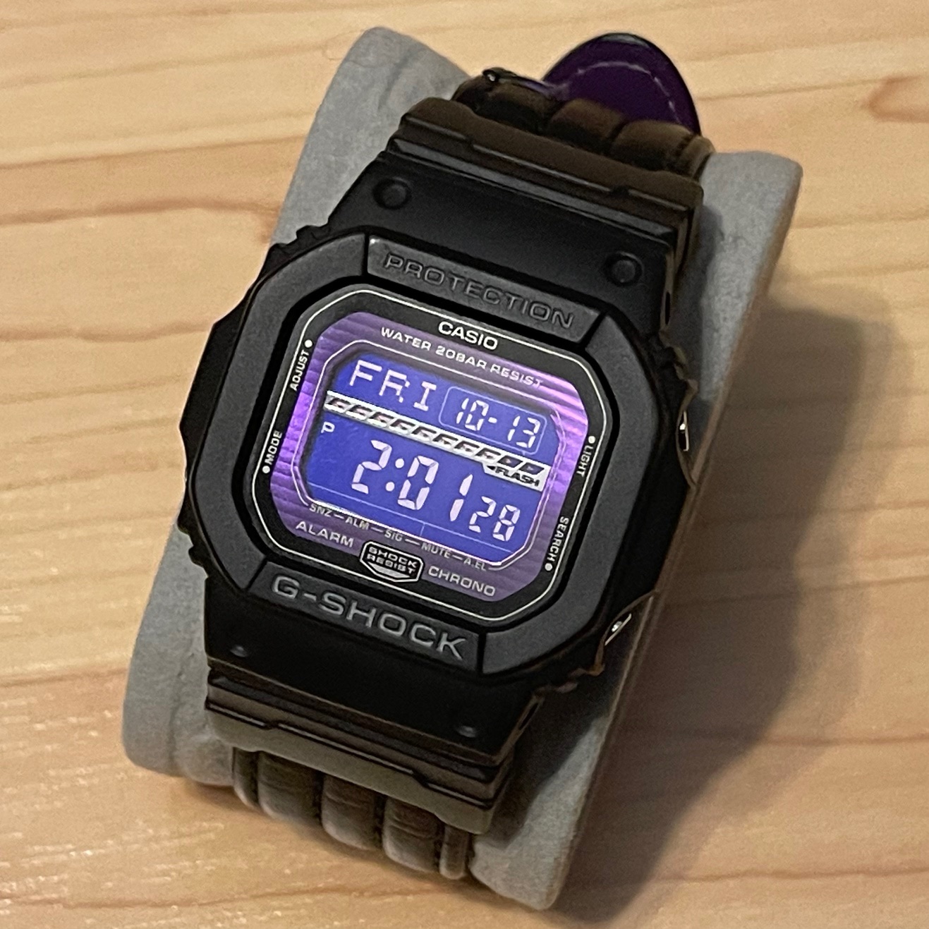 WTS] Casio G-Shock GLS-5600L-1 G-Lide Leather Band Purple Negative