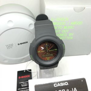 7 1 0 00 Points Up To 17 Times Free Shipping Casio G Shock Popular Graphic Artist Yoshirotten Design Model Aw 500mnt 1ajr Quartz Unused 003 Watchcharts