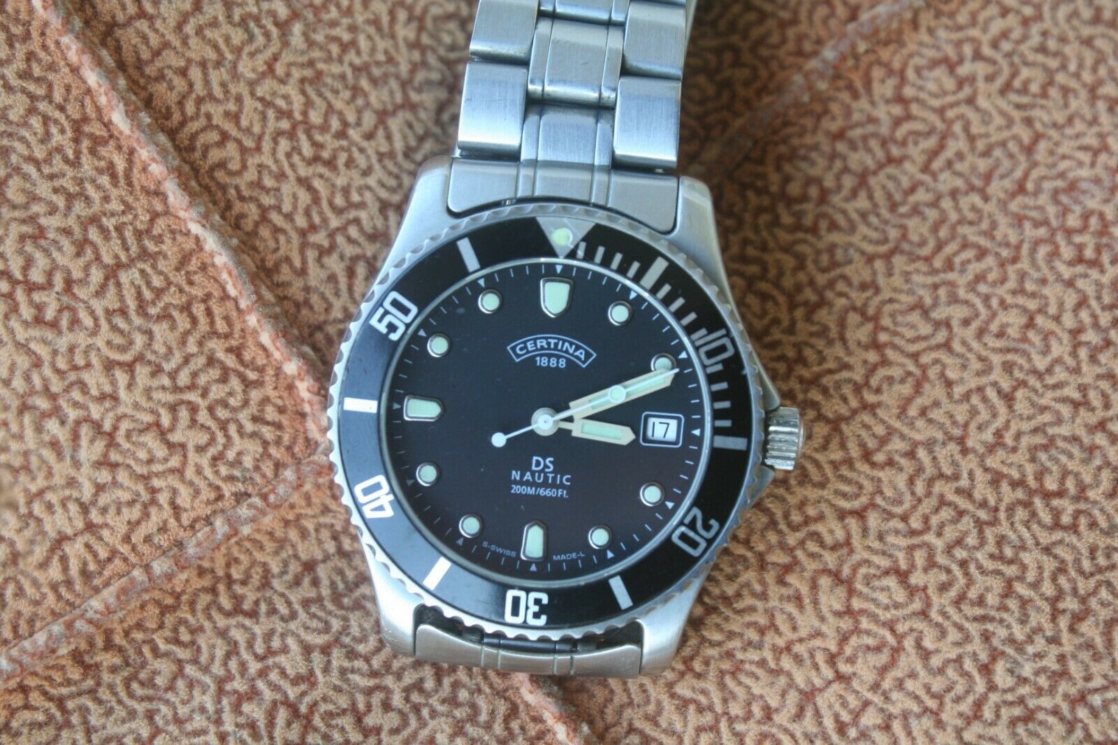 Vintage beautiful CERTINA DS NAUTIC diving 200m watch near mint to age WatchCharts Marketplace