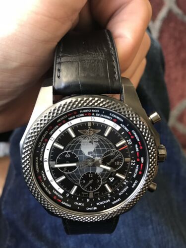 Breitling bentley b05 unitime midnight carbon sale