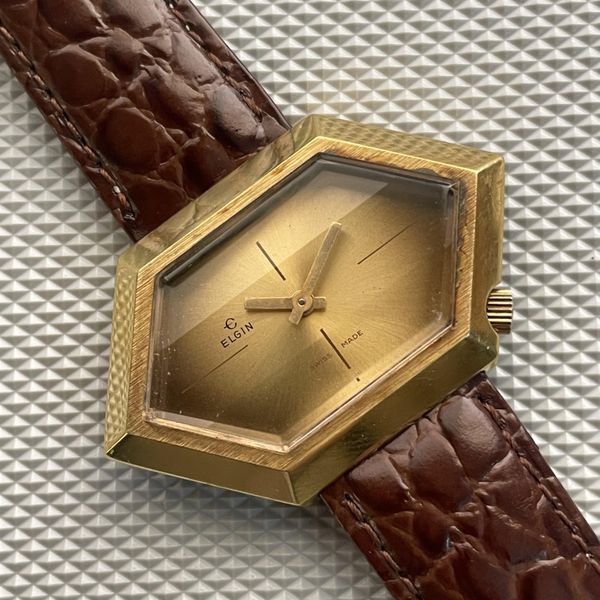 [WTS] Rare Elgin Hexagon - Diamond-Cut Glass - Gradient Dial - $175 ...