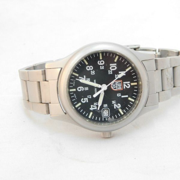 RARE VINTAGE SWISS LUMINOX 24H MILITARY H3 MBM BRACELET MEN WATCH 5ATM WatchCharts