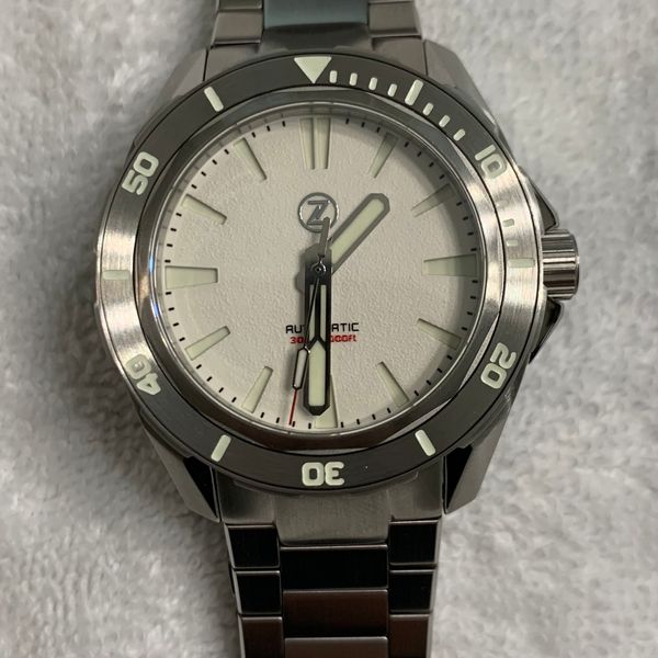 FOR SALE ZELOS 42MM FROST SWORDFISH FULL LUME DIAL FULL KIT 32/200