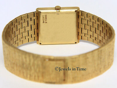 Piaget Classic 18k Yellow Gold Tiger Eye Ladies 23mm Manual Watch