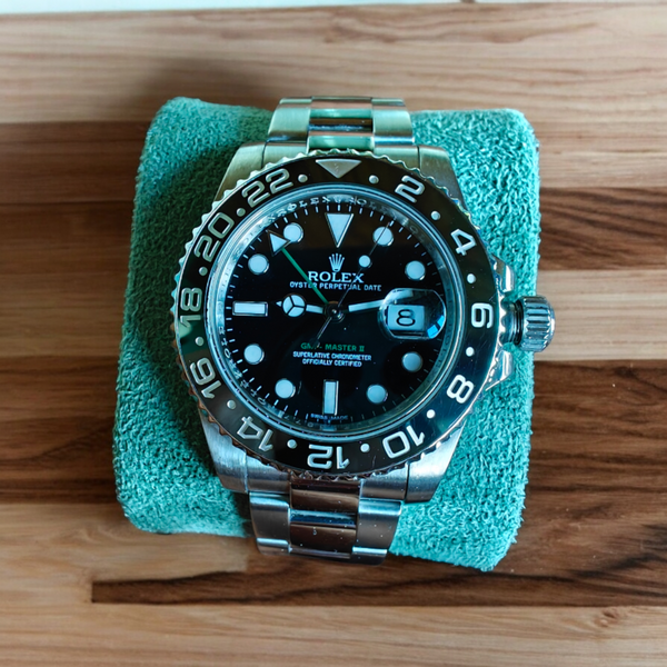 Rolex GMT Master 116710LN Watch Only 40mm | WatchCharts Marketplace