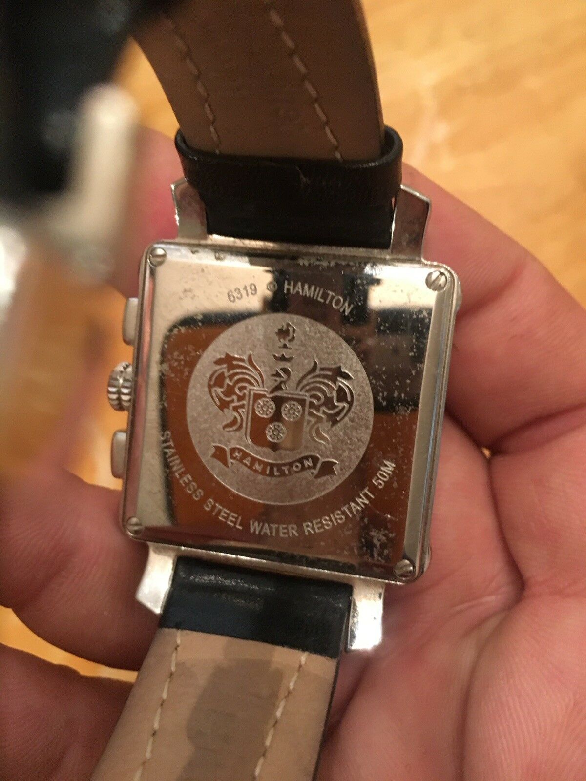 HAMILTON 6319 Lloyd Chronograph Swiss Made Leather Wrist Watch