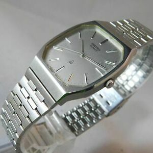 【1979年製】SEIKO クォーツ 2621-5180 ヴィンテージ 稼働品 GOOD!! SEIKO 2621-5180 SILVER MEN'S VINTAGE WATCH JAPAN-A QUARTZ