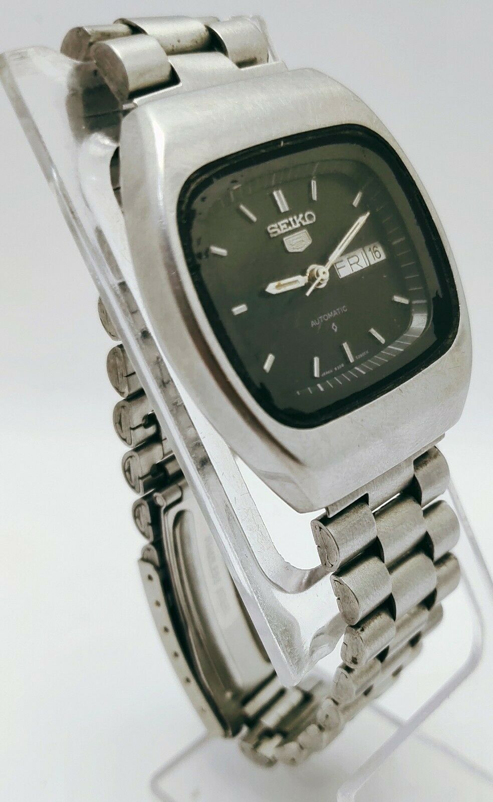 VINTAGE SEIKO 5 TV 6309-523A A3 AUTOMATIC 17J JAPAN MEN'S WATCH