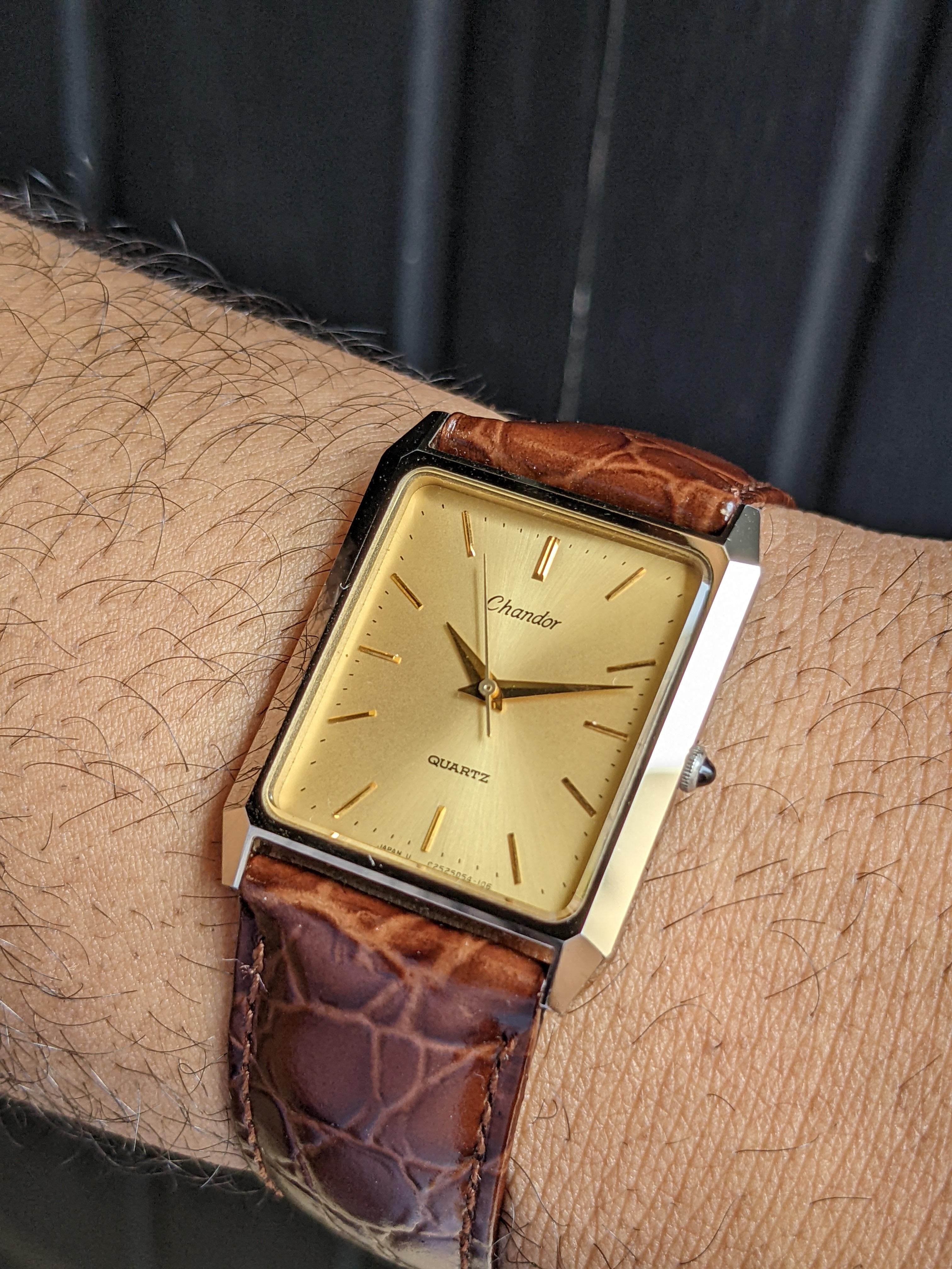 WTS] Orient Chandor Tank in Tungsten Carbide Case with Hirsch