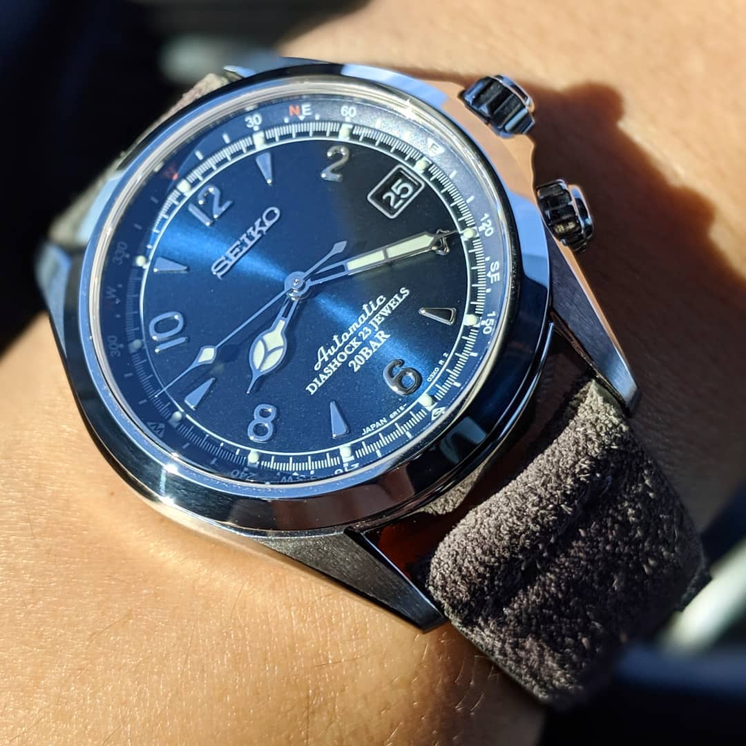 seiko alpinist blue hodinkee