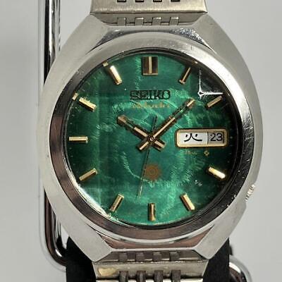 Vintage Seiko Advan 6106-7710 Automatic 25J Green Dial Day/Date