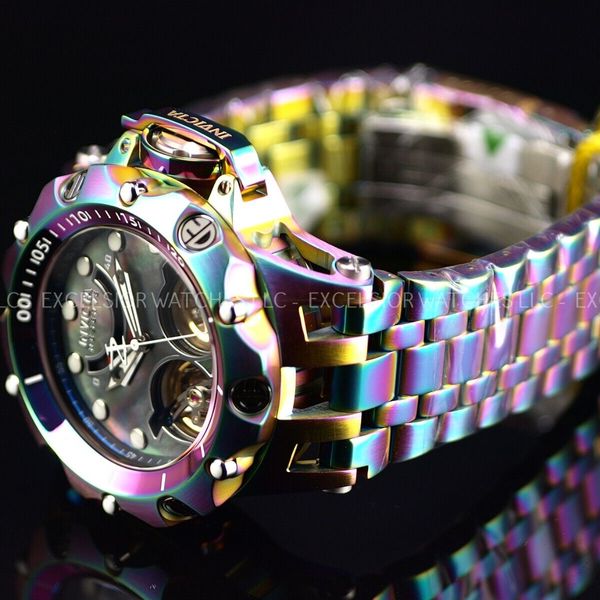 Invicta Reserve 52mm VENOM Fusion DOUBLE OPEN HEART Automatic