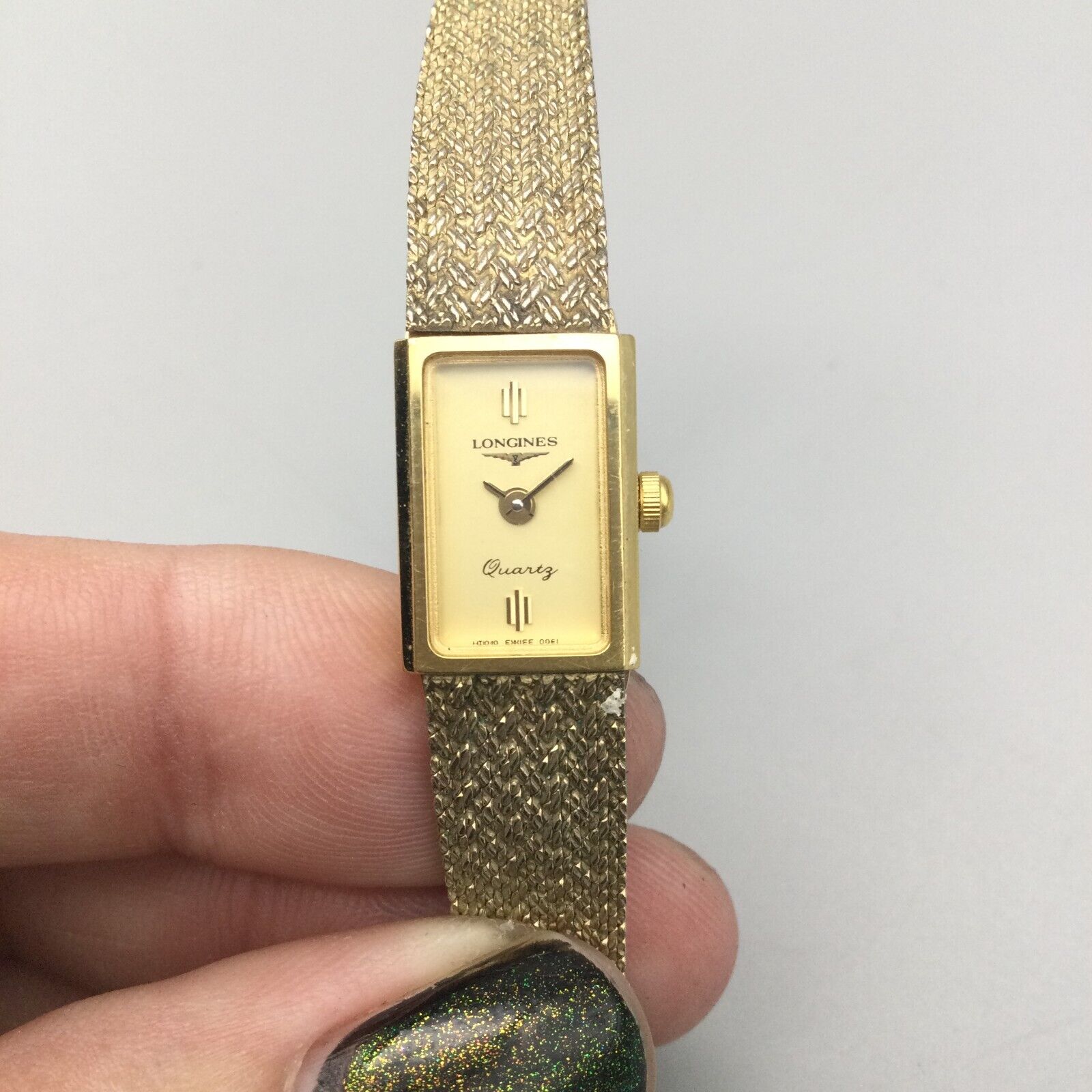 Vintage Longines Watch Women Gold Tone 6.25