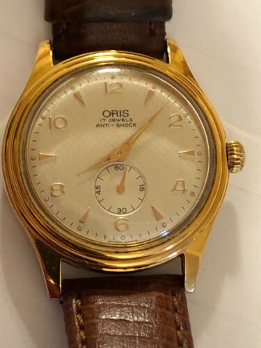 1990 s Oris Mens hand winding watch 17 jewels 7427 26 WatchCharts